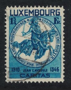 Luxembourg Arms of John the Blind 1¾Fr T2 1934 Canc SG#323 MI#264