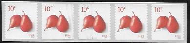 US #5039 MNH Red Pears on paper  Coil #