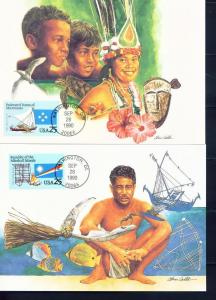 2506-7 Micronesia,Marshall Islands,Fleetwood Maximum Cards