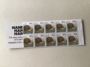 New Zealand  mint never hinged Kiwi stamps booklet A10978