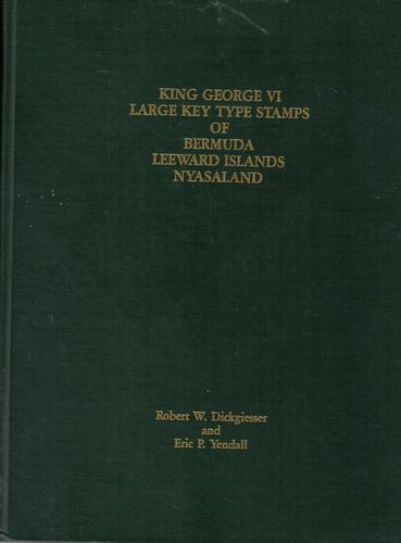 Book - King Geo 6 large Key of Bermuda, Leeward & Nyasaland