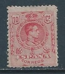 Spain #299 MH 10c King Alfonso XIII