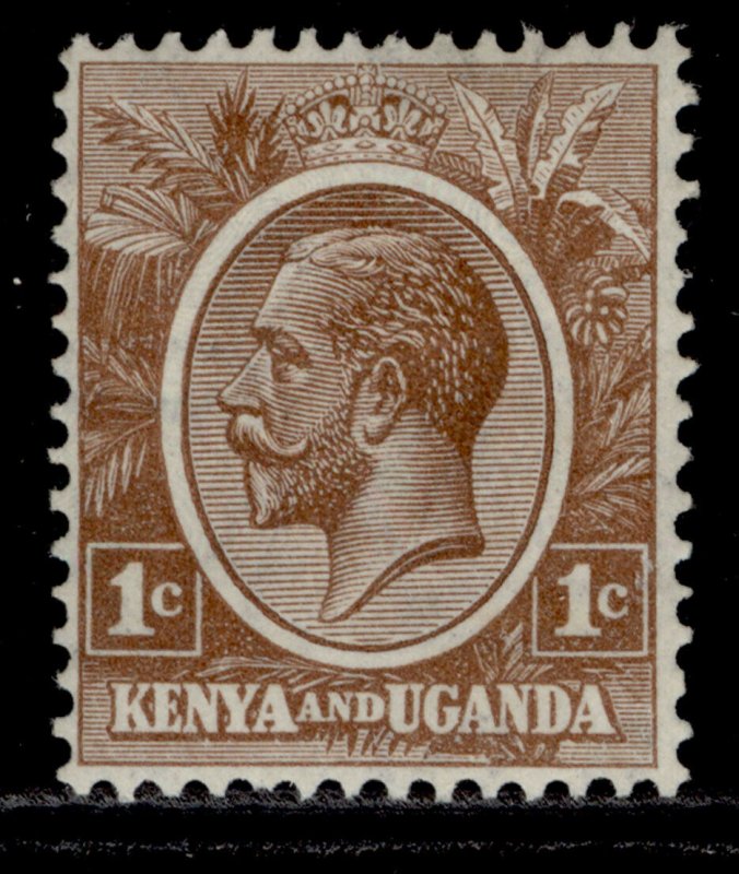 KENYA and UGANDA GV SG76, 1c pale brown, M MINT. 