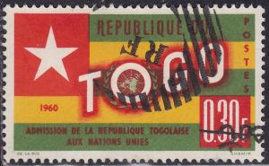 Togo 386 USED 1961 Togo's Admition to the UN .30 Fr