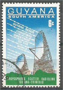 GUYANA, 1968, used 6c, Dish Aerials Scott 64