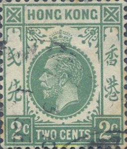 645703 USED HONG KONG 1921 GEORGE V