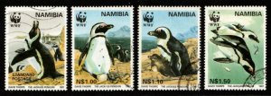 Namibia #821-824 used