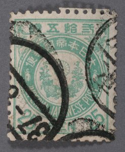 Japan #82 Used Fine Three Place Cancels