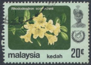 Kedah  Malaya  SC#  125a   Used  see details & scans