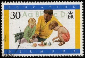 Bermuda 747 - Used - 30c Education (1997) (cv $0.85) +