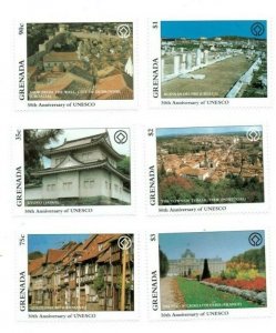 Grenada 1997 - UNESCO - Set Of 6 Stamps - Scott #2613-8 - MNH