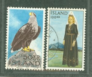 Iceland #378-9 Used Single (Complete Set)