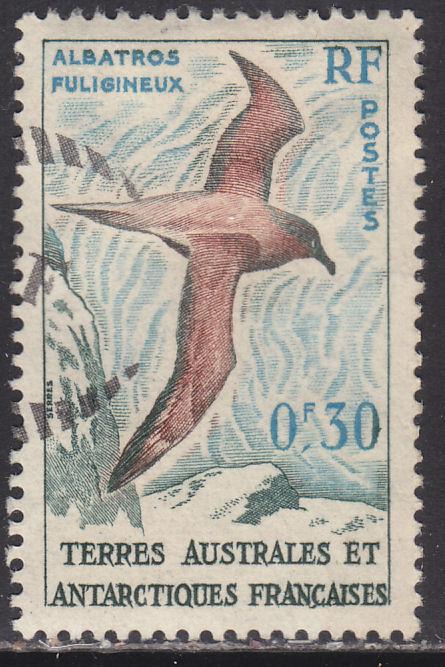 French Southern and Antarctic Territories 12  Albatros In Flight 1959