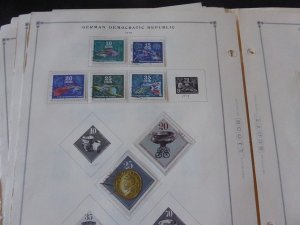 Germany and Area 1975-1977 Mint/Used Stamp Collection on Scott Int Album Pages