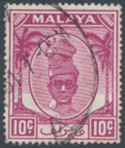 Perak  Malaya  SC#  111 Used  see details & scans