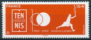 France Sports Stamps 2020 MNH FTT Tennis Federation Suzanne Lenglen 1v Set