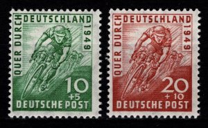 Germany [British/US Zone] 1949 Trans-Germany Cycle Race, Set [Unused]