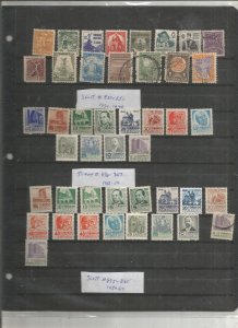 MEXICO COLLECTION ON STOCK SHEET, MINT/USED