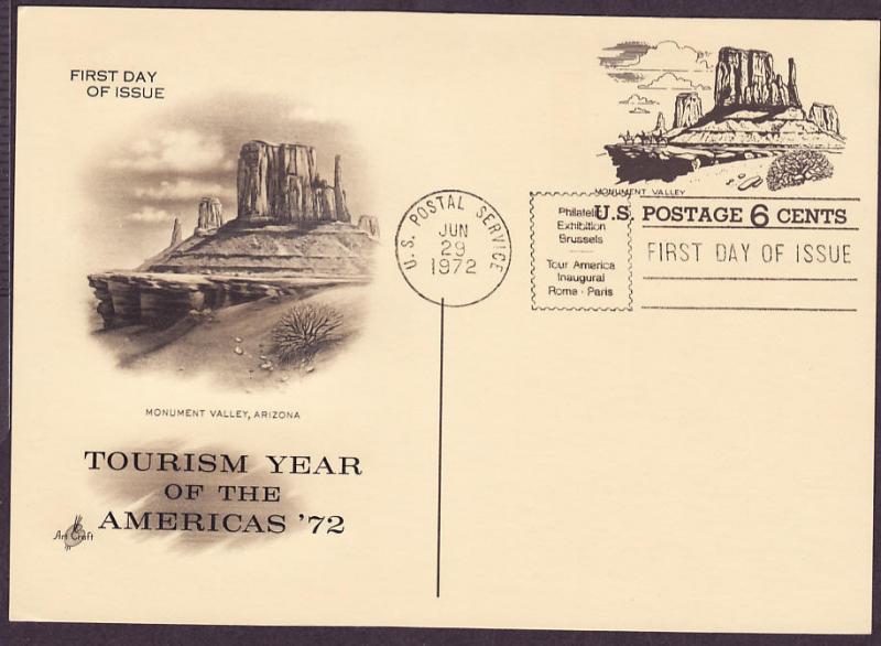 UX62 Monument Valley Artcraft FDC