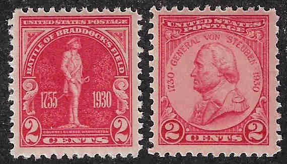 688,689 Mint,OG,NH... SCV $2.05