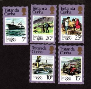 Tristan da Cunha # 272-276 Mint London80!