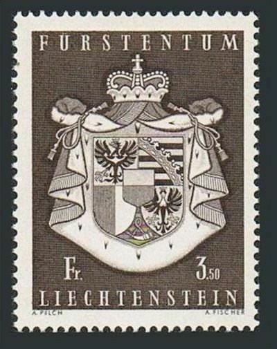 Liechtenstein 452,hinged.Michel 506. Coat of Arms 1969.