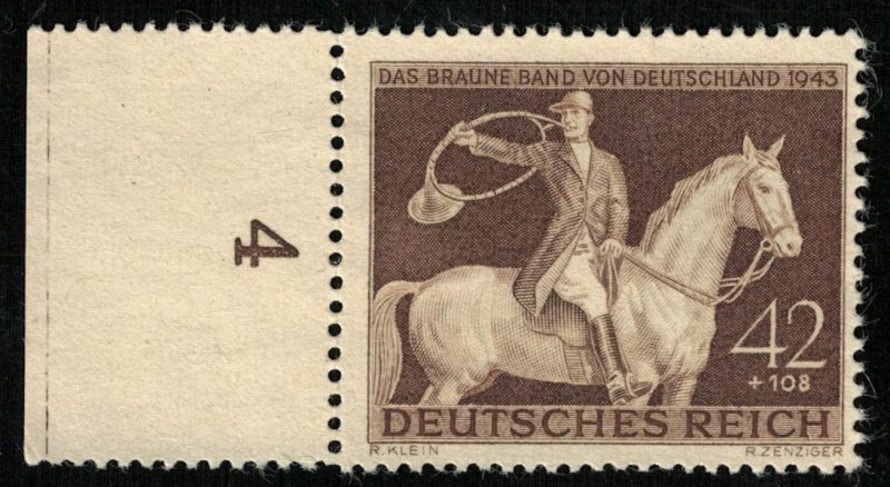 Brown Bonds, 1943, MNH **, Reich, 42+108 Pfg., MC #854, Germany (T-7062)