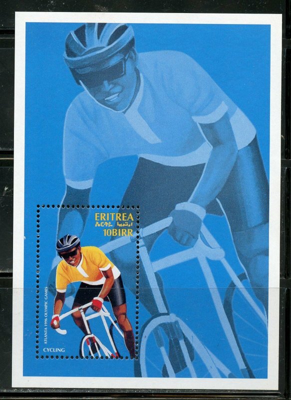 ERITREA 1996 ATLANTA OLYMPIC GAMES  SET & SOUVENIR SHEET MINT NH  