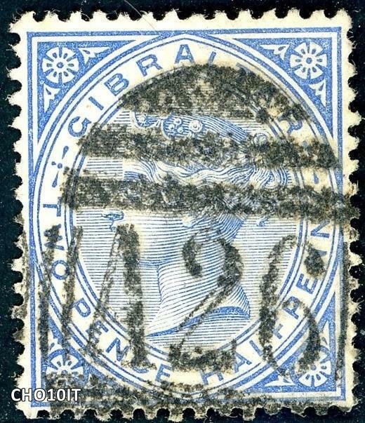 Gibraltar 1886 2½d SG 11 Used GIBRALTAR A26 POSTMARK (003266)