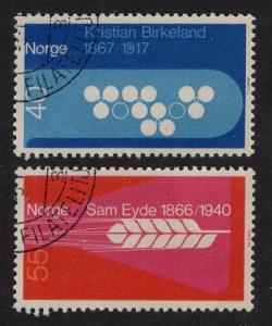 Norway  #498-499  1966   canelled  nitrates