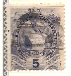 Guatemala #45 (U)  CV $1.00