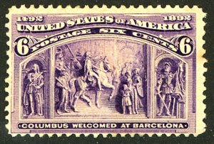 U.S. #235 MINT OG LH