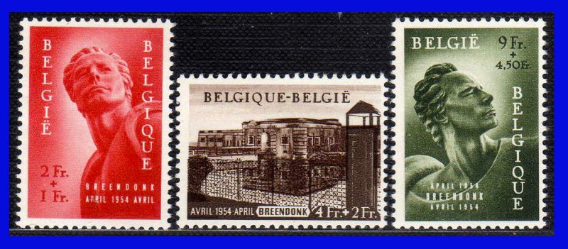 1954 - Bélgica - Scott n HB 558 / 560 - MNH - v. catalogo 190€ - BE-243 - 01