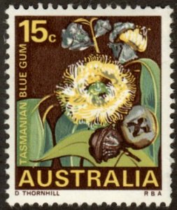 Australia 436 - Mint-H - 15c Tasmanian Blue Gum Tree (1968) (cv $1.65)