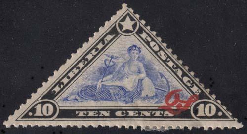 Liberia - Scott O62 - Mint-Hinged - Thin - Poor Centering