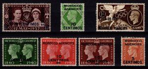 Morocco Agencies 1937–52 George VI various Optd. Spanish cur. [Unused]