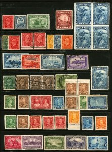 Canada #192-#227 1932-1935 Mint & Used King George V Issues 39 items