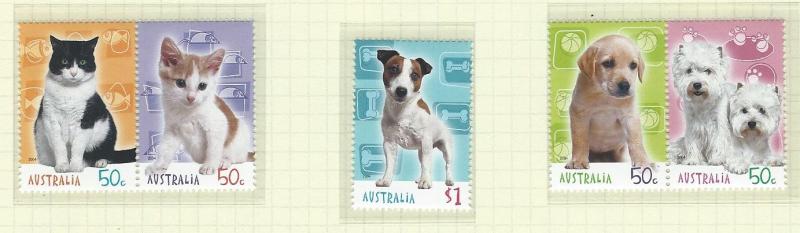 Australia   mnh    s.c.#  2296 - 2300