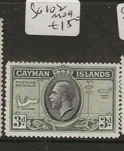 CAYMAN ISLANDS   SG102    KGV  MAP    3D  MOG     P0315A H