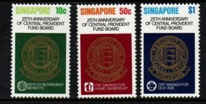 SINGAPORE SG382/4 1980 CENTRAL PROVIDENT FUND BOARD MNH