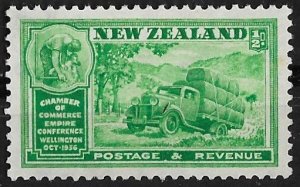 New Zealand # 218  Truck Hauling Wood   (1) Unused