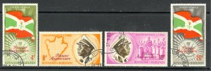 BURUNDI 1963 First Year of Independence Set Sc 47-50 CTO Used