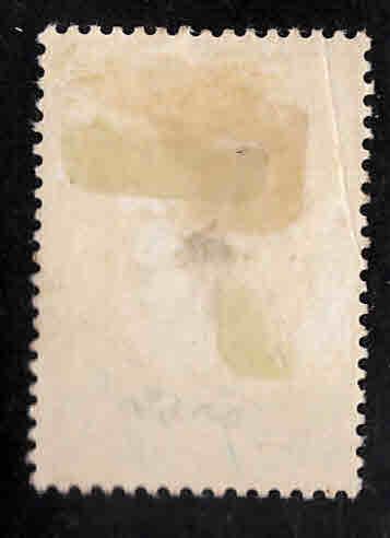 Angola  Scott 355 MH* Key Bird stamp 1951 Bird set hinge remnant