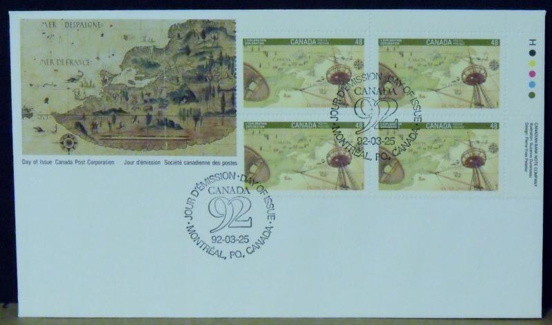 3171   Canada   FDC's   # 1405a, 1406, 1407, 1405a   Canada '92    CV$ 17.55