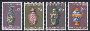 Liechtenstein # 545-548, Chinese Vases in the Treasury, NH, 1/2 Cat.