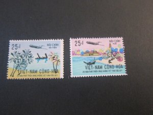 Vietnam 1972 Sc 422-23 MH