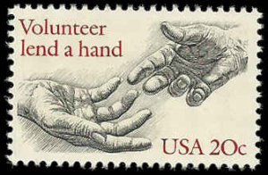 PCBstamps   US #2039 20c Volunteer, MNH, (1)