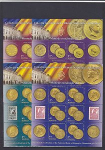 Romania SATMPS 2013 National Bank gold coins collection MNH klbg sheets