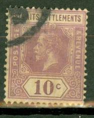 Straits Settlements 191a used CV $14