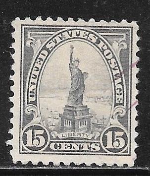 USA 566: 15c Statue of Liberty, used, F-VF